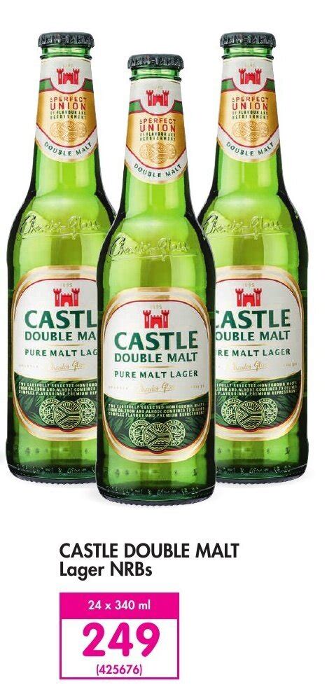 castle double malt alcohol percentage